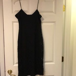 Windsor black lace dress size small